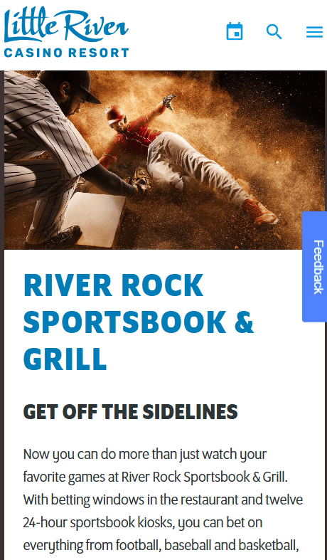 betrivers river rock sportsbook in Michigan