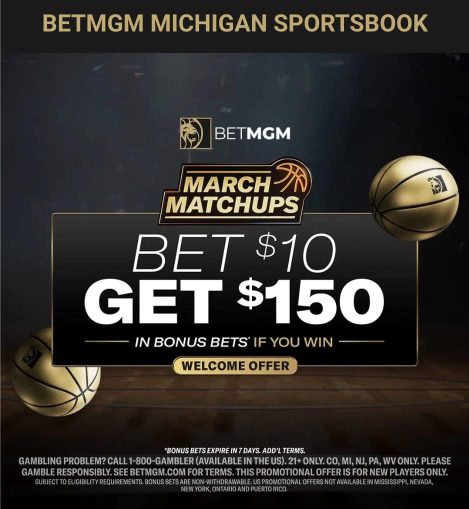 BetMGM Michigan bonus offer