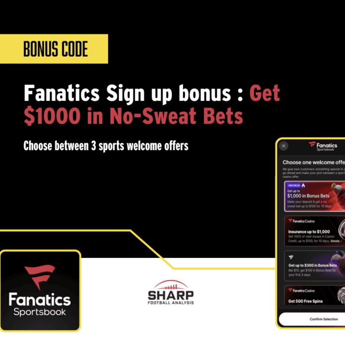 Fanatics sportsbook sign up bonus